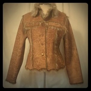 Outerwear By Lisa Vegan fur & suede Coat